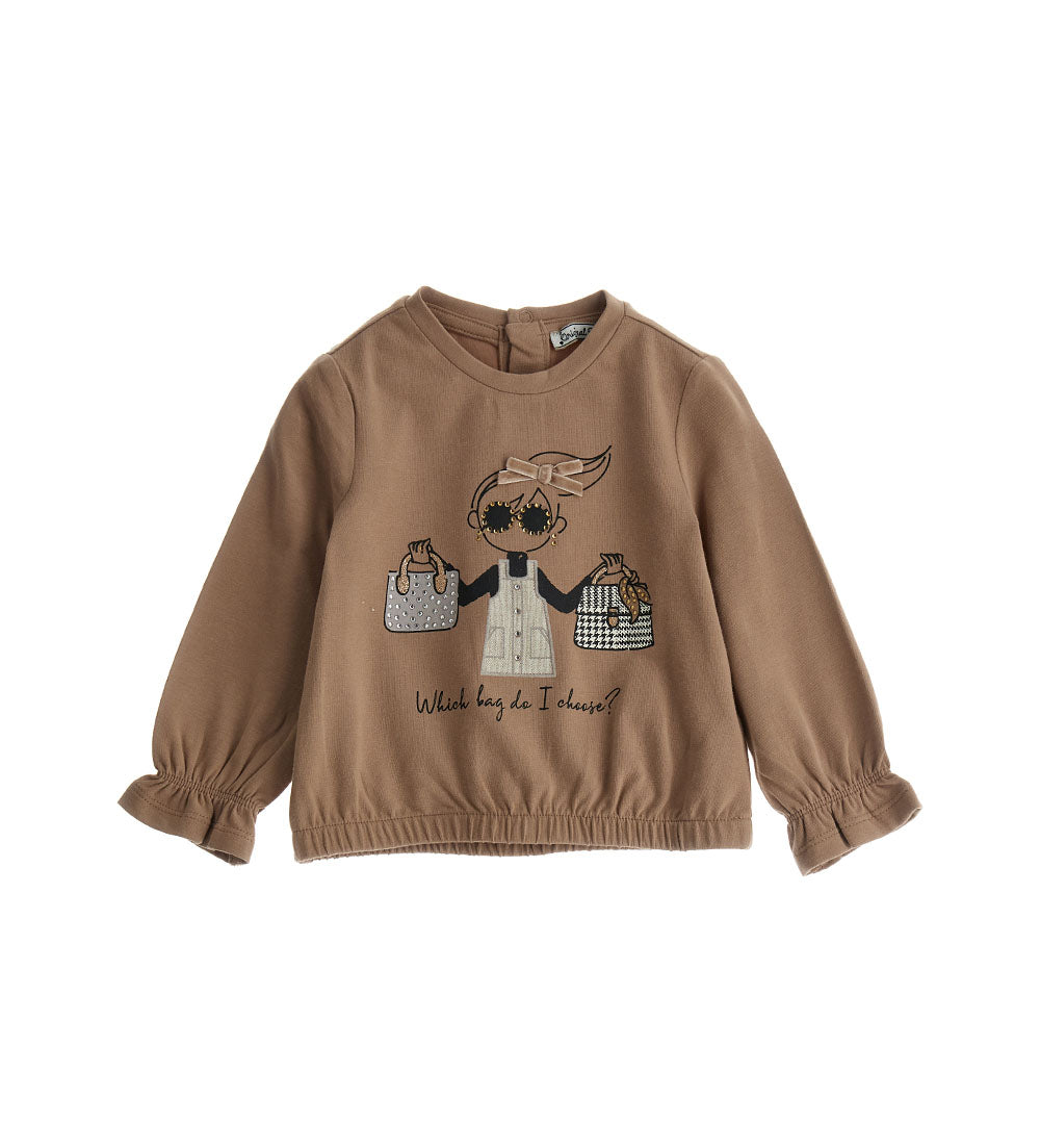 Nuance D'Hiver Baby Girl T-Shirt With Flake