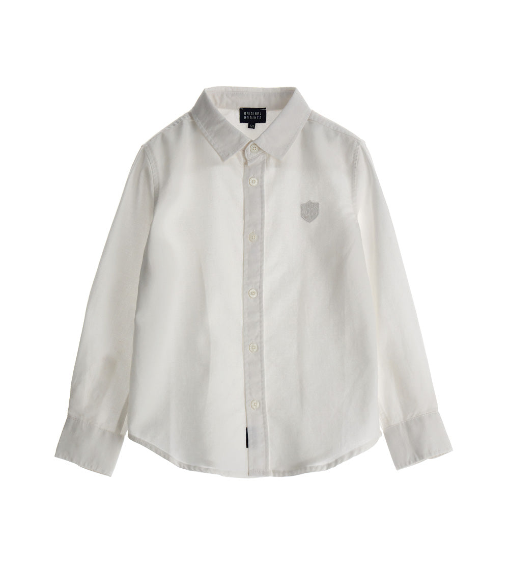 Natalizio Boy Oxford Cotton Shirt