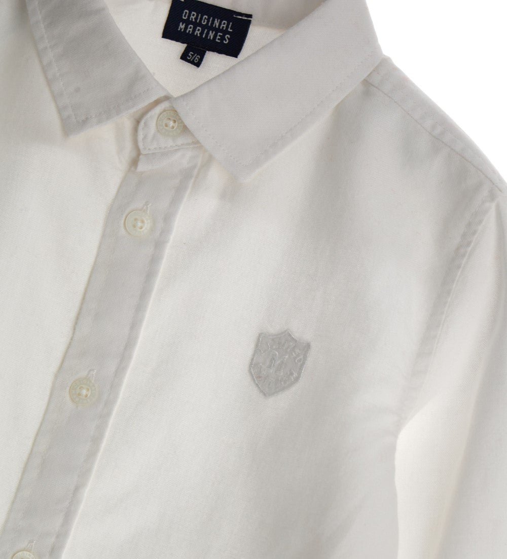 Natalizio Boy Oxford Cotton Shirt