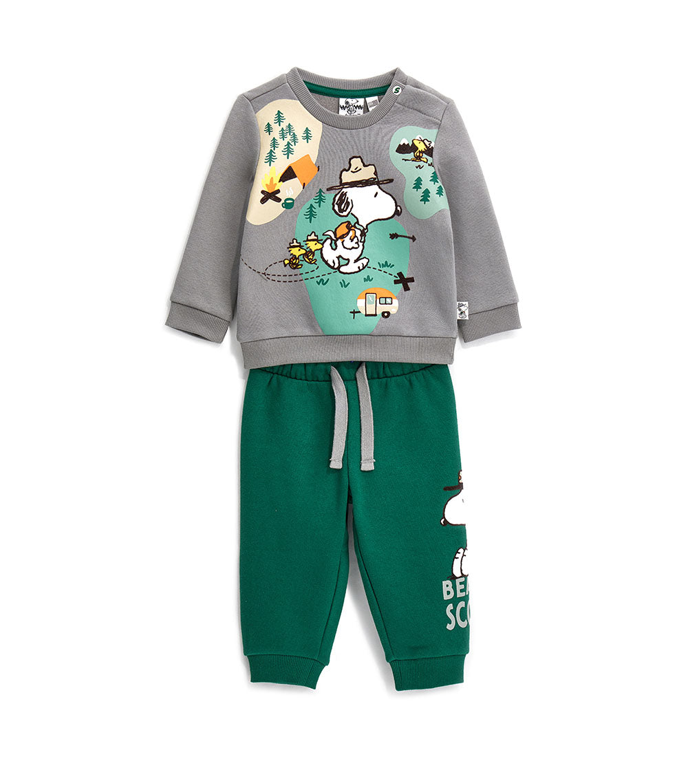 Out And About Baby Boy Sweater And Pants Set