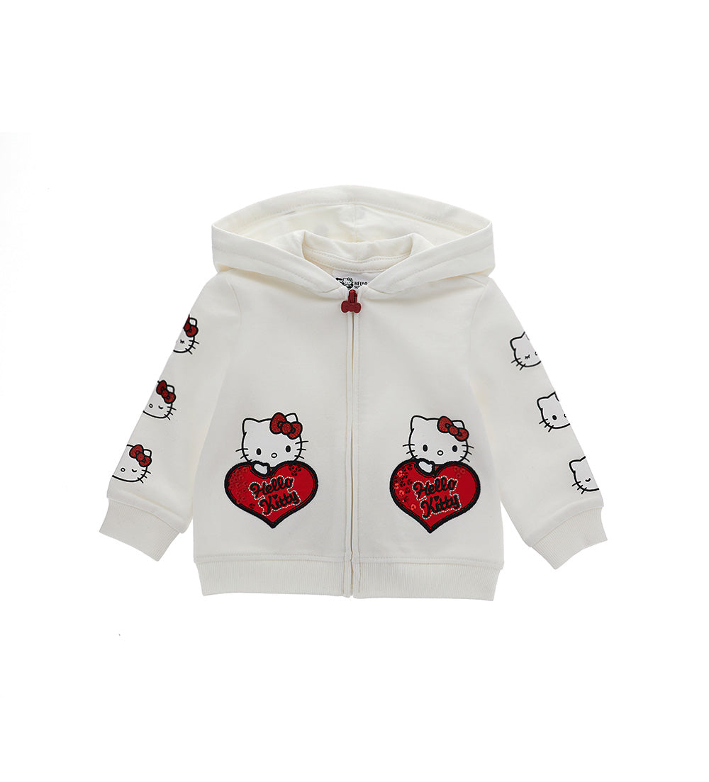 Heartbeat Baby Girl Hello Kitty Sweatshirt