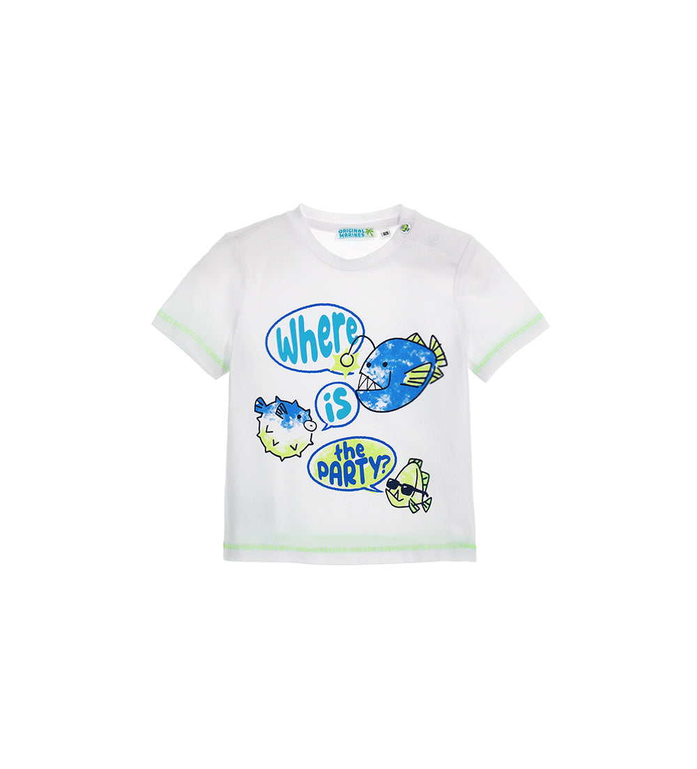 shark shock Baby boy short sleeve t-shirt 33