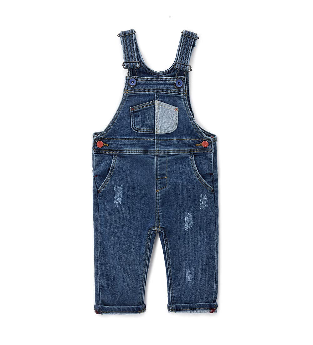 Capsule Denim Baby Boy Salopette Denim  Dresses & Overalls
