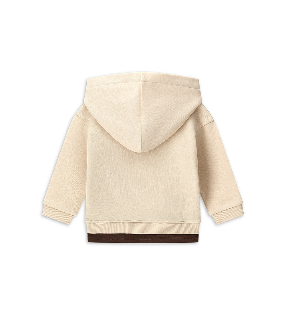 Natural Varsity Baby Boy Sweatshirt with Hood  Shirts & Tops 1