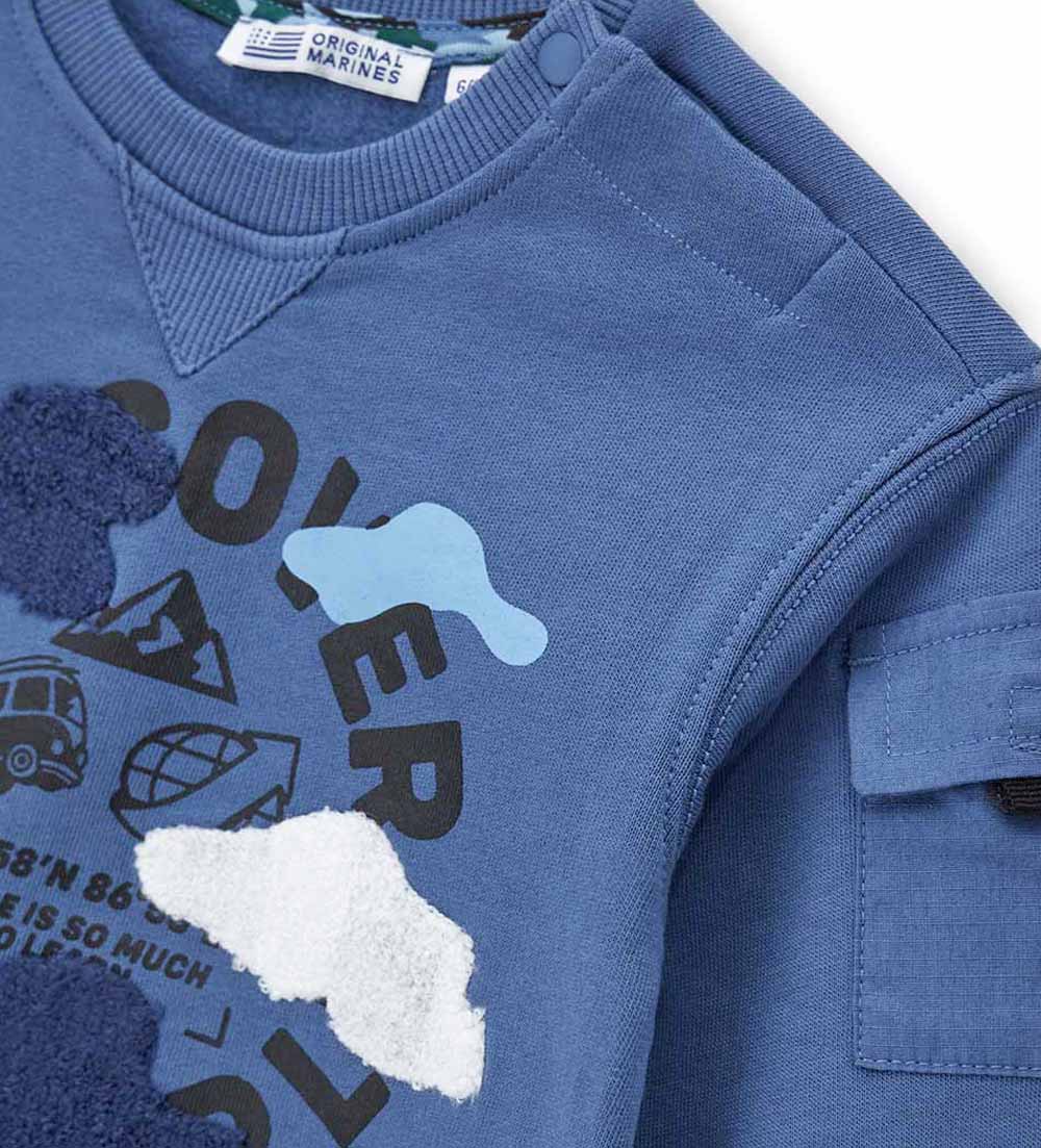Urban Park Baby Boy Sweatshirt with Collar Shirts & Tops