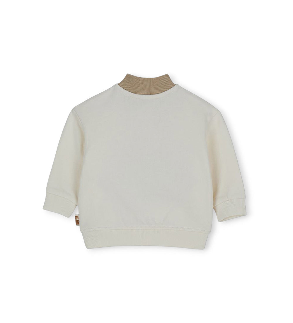 Super Baby Baby Boy Sweatshirt with Collar Shirts & Tops