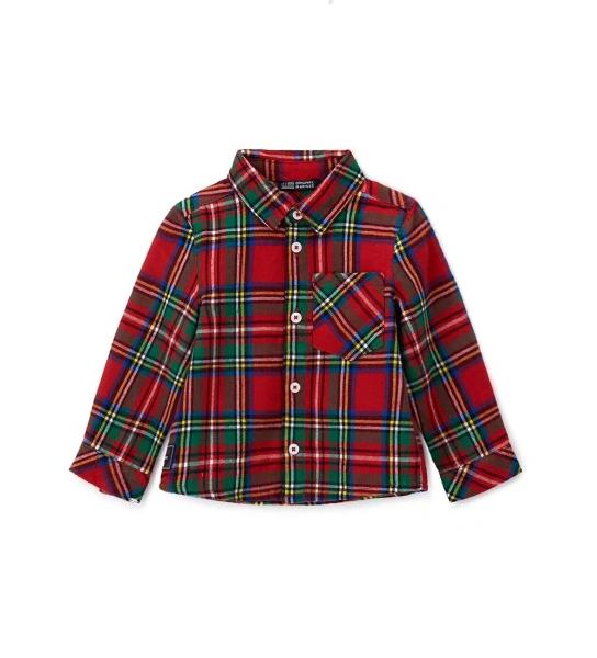 Party Shirt Tartan Baby Boy