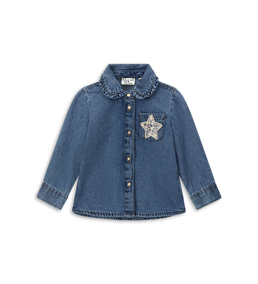 Capsule Denim Baby Girl Shirt ML Shirts & Tops