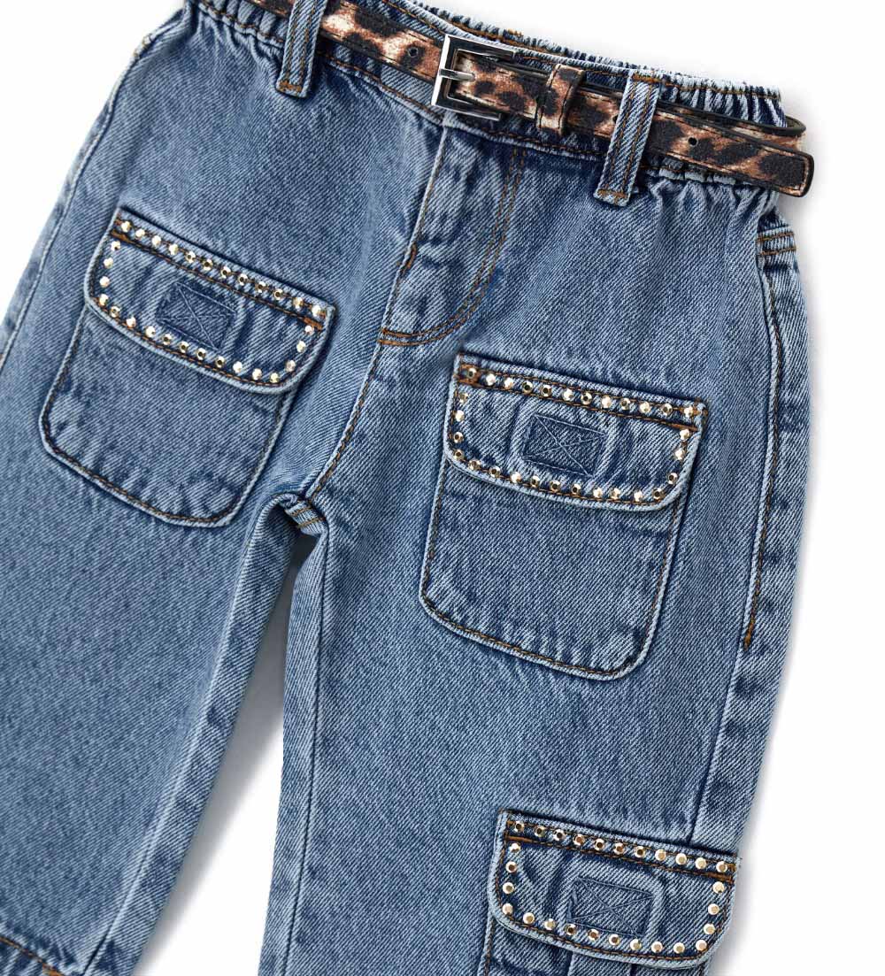 Capsule Denim Baby Girl Trouser Denim  Pants 1