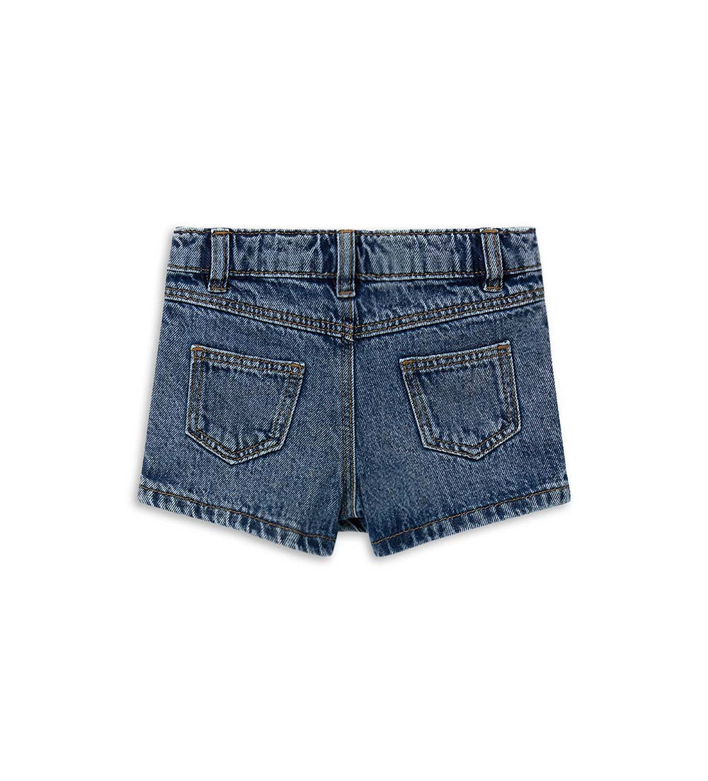 Capsule Denim Baby Girl Bermuda Jeans Shorts
