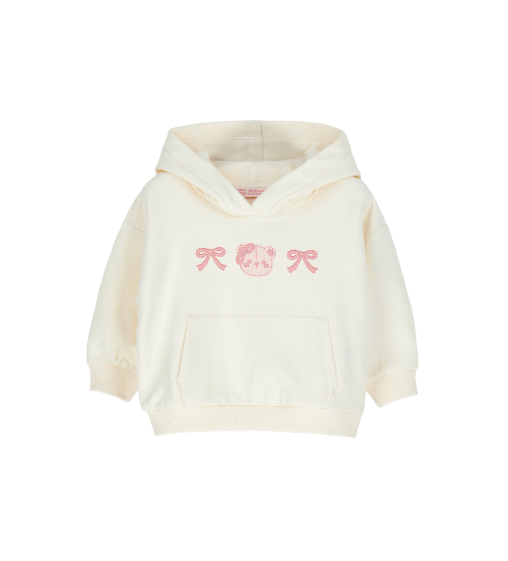 Teddy Baby Girl Sweatshirt with Collar Shirts & Tops 2