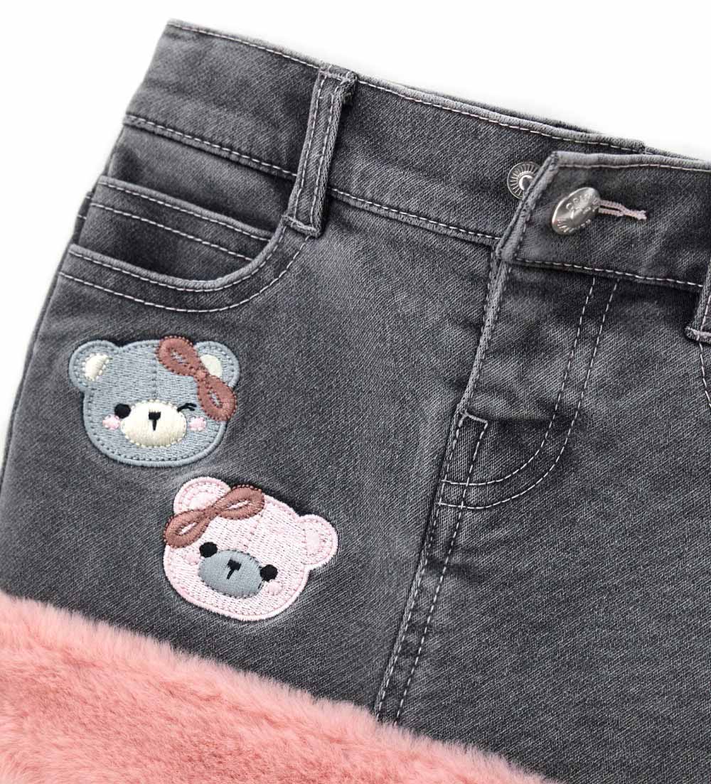 Teddy Skirt Jegging Baby Girl