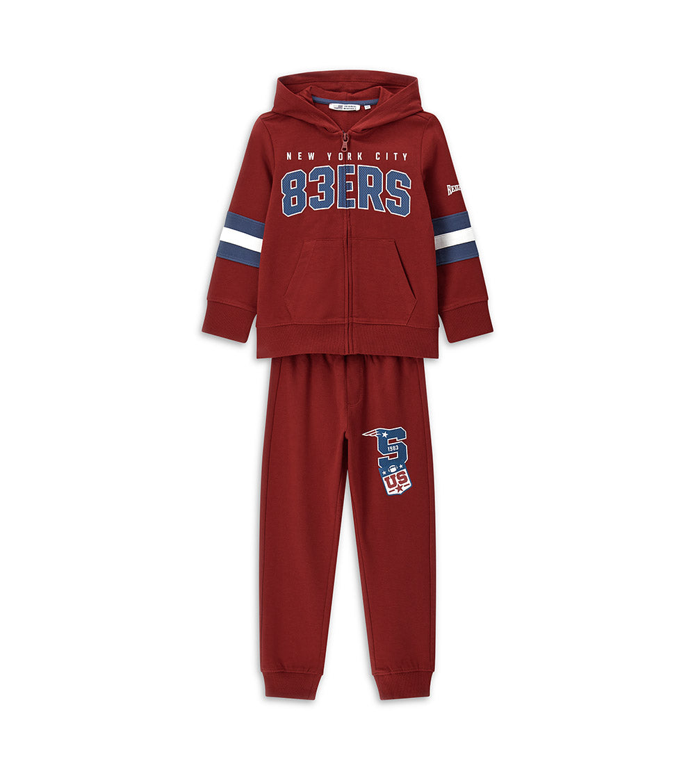 Back To School Boy Jogging Suits with Open Hood Sets &  Tracksuits 1