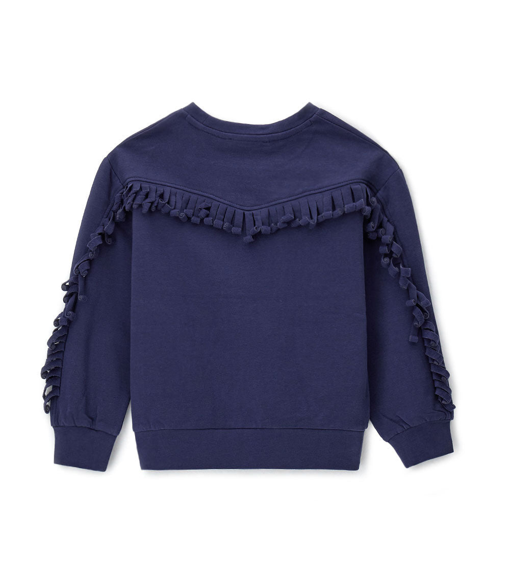 Wild Girl   Girl Sweatshirt with Collar Shirts & Tops 1