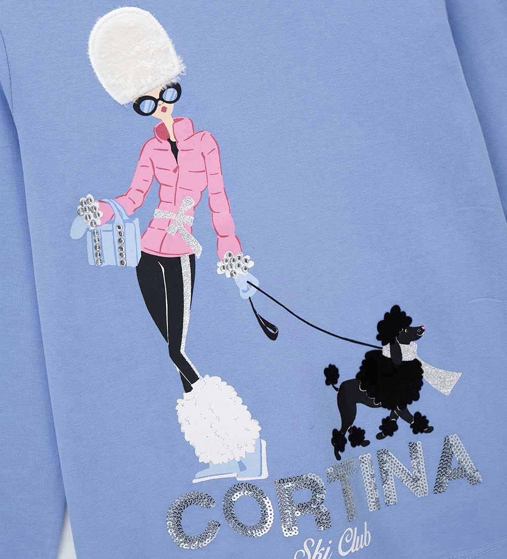 Ski Club T-shirt Jersey Girl