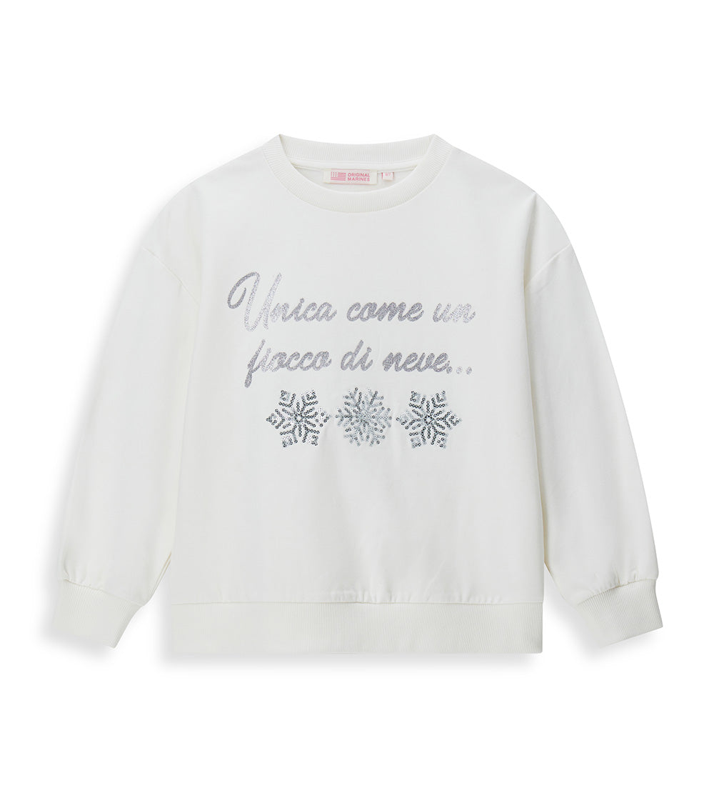 Ski Club   Girl Sweatshirt with Collar Shirts & Tops 1