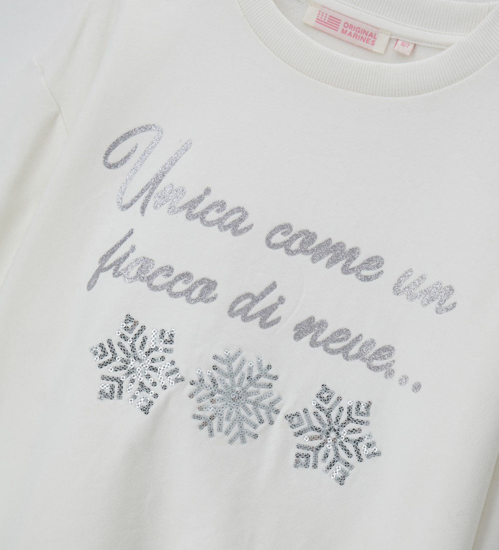 Ski Club   Girl Sweatshirt with Collar Shirts & Tops 1