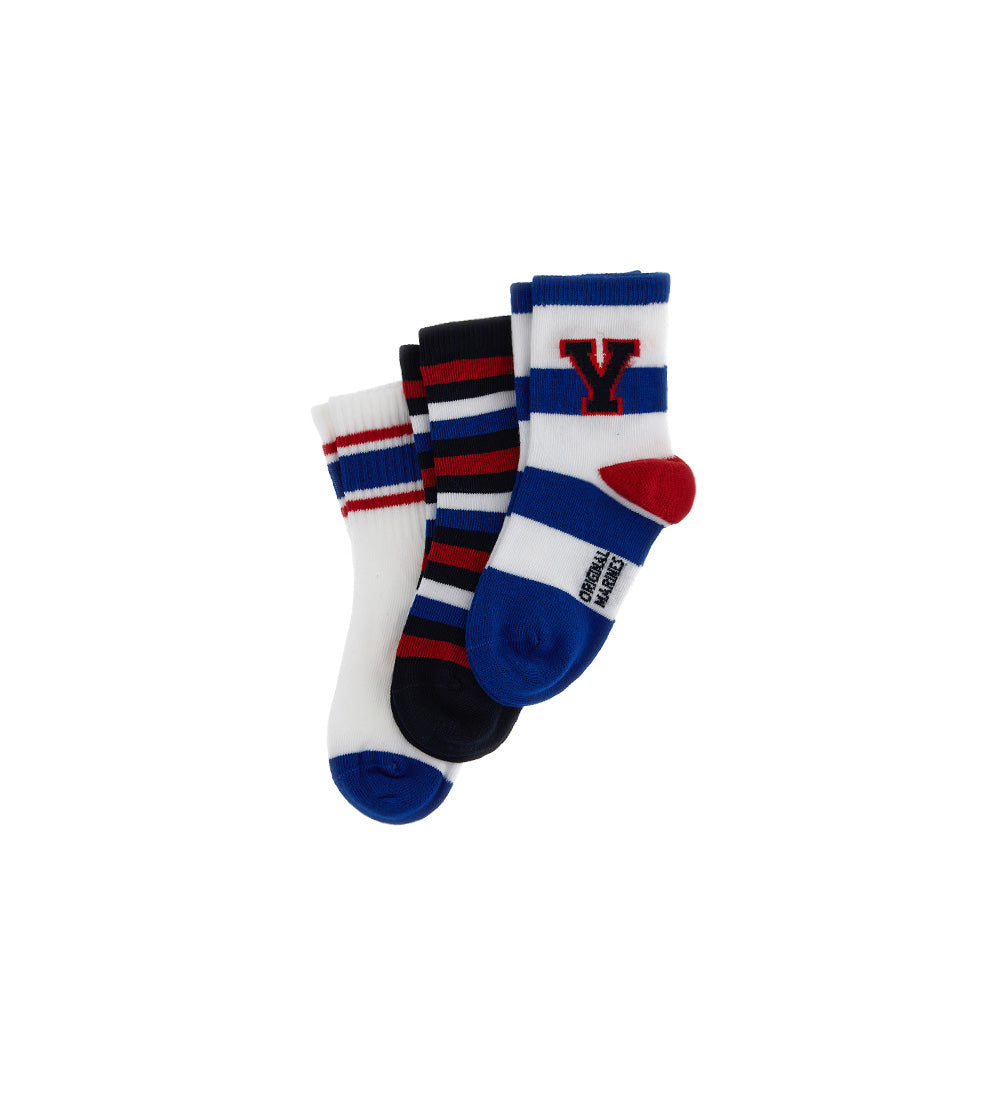 Capsule Denim Baby Boy Short Socks 3 Pack Accessories