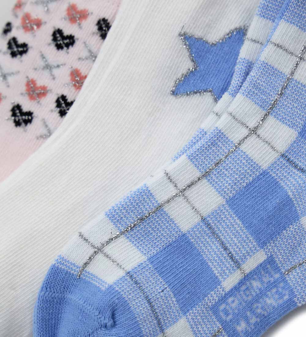 Capsule Denim Baby Girl Short Socks 3 Pack Accessories