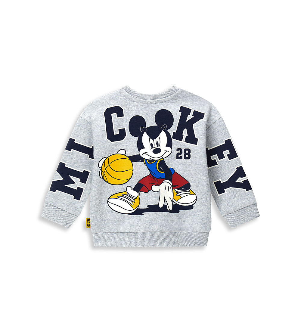 Back To School DISNEY Baby Boy Sweatshirt with Collar Shirts & Tops