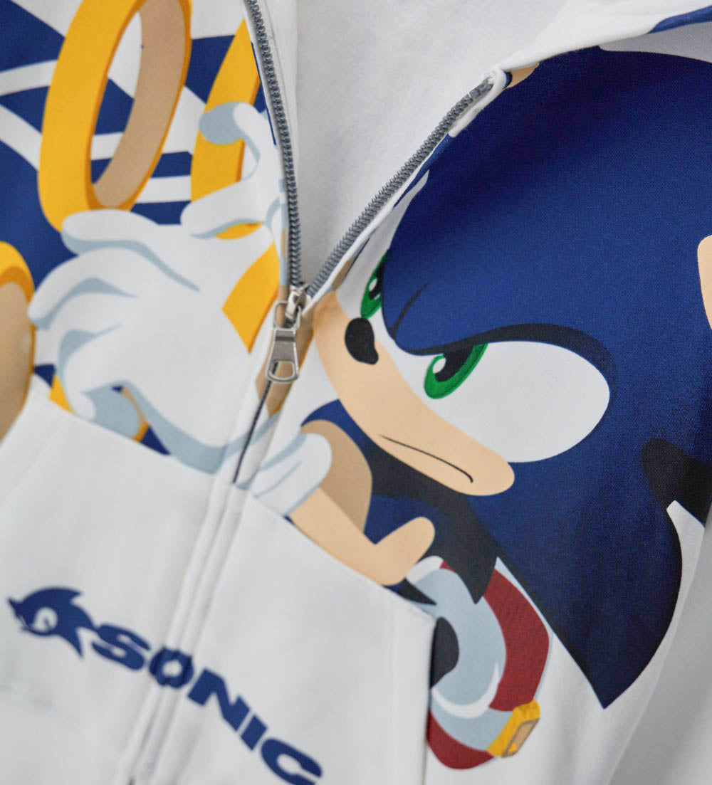 Adventure SEGA SONIC Boy Sweatshirt Jacket Shirts & Tops