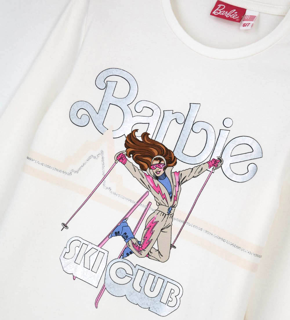 Ski Club Barbie T-shirt Jersey Girl