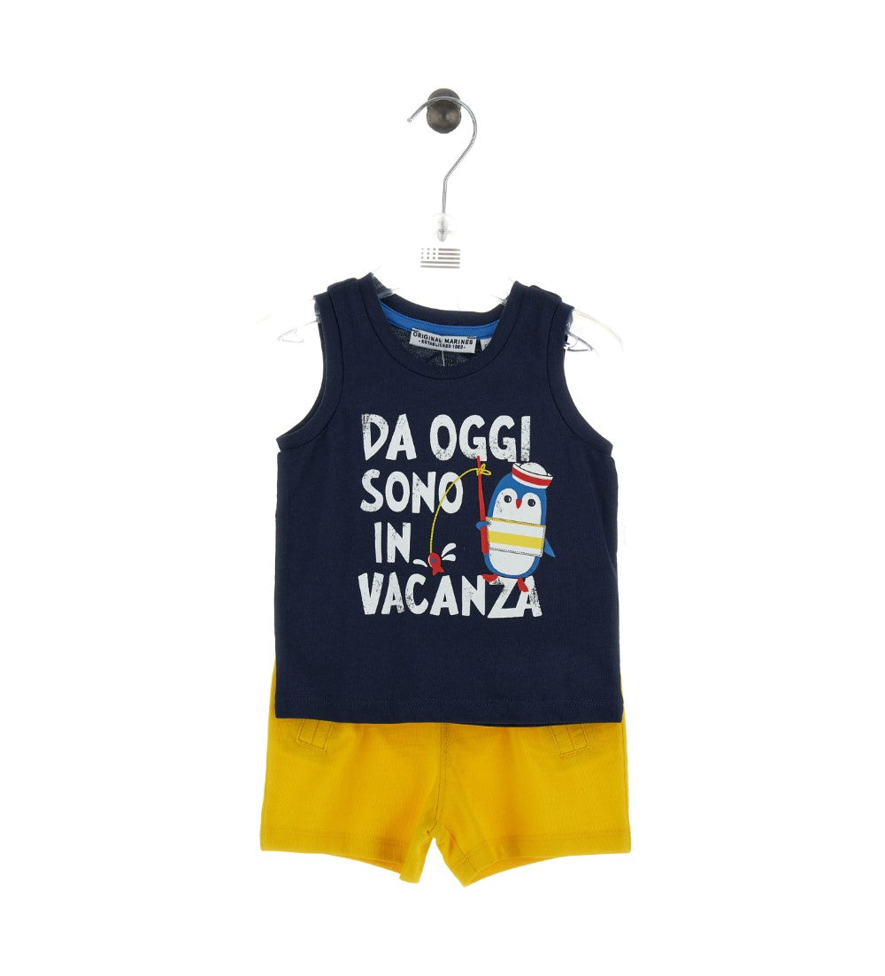 Sunlight Baby Boy Tank Top And Bermuda Shorts Set 1