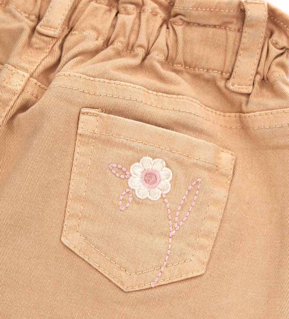 Special Day Baby Girl Bermuda Shorts With Fringes