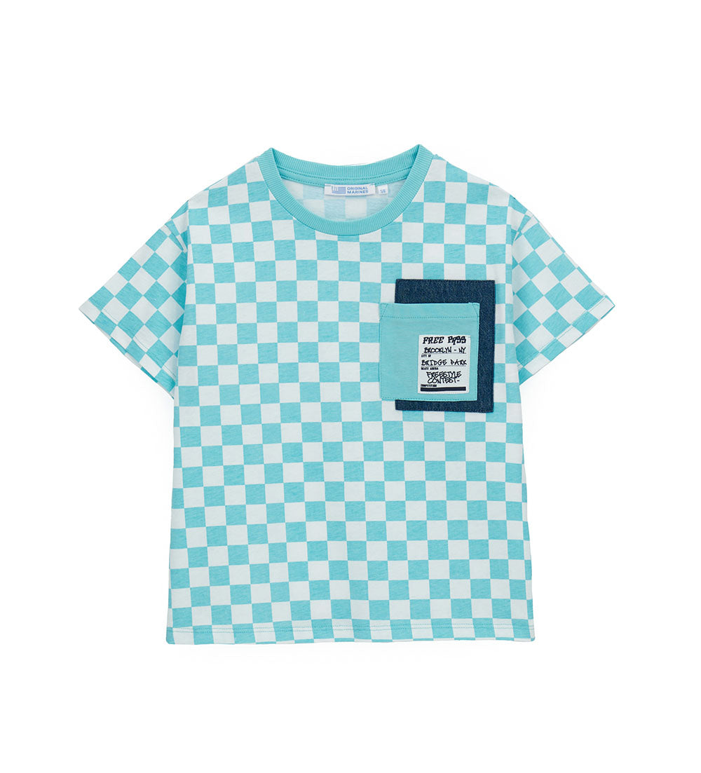Skate Boy Checkered T-Shirt