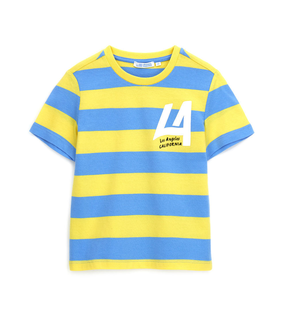 Tennis Cool Boy T-Shirt With Stripes
