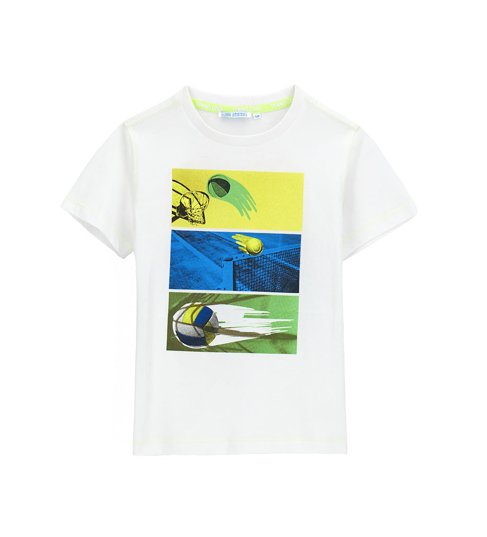 Tennis Cool Boy Printed T-Shirt