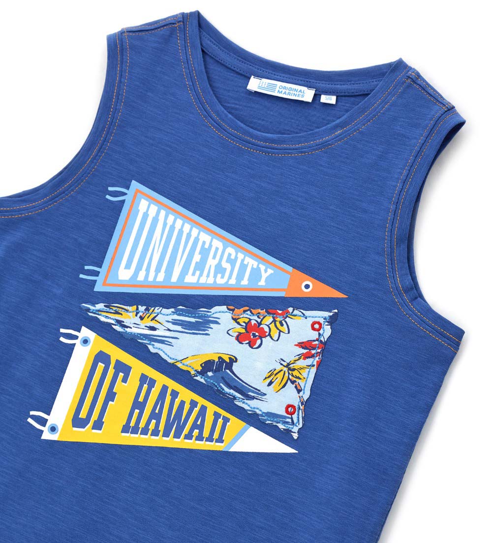 Beach College Boy Tank Top With Print 2