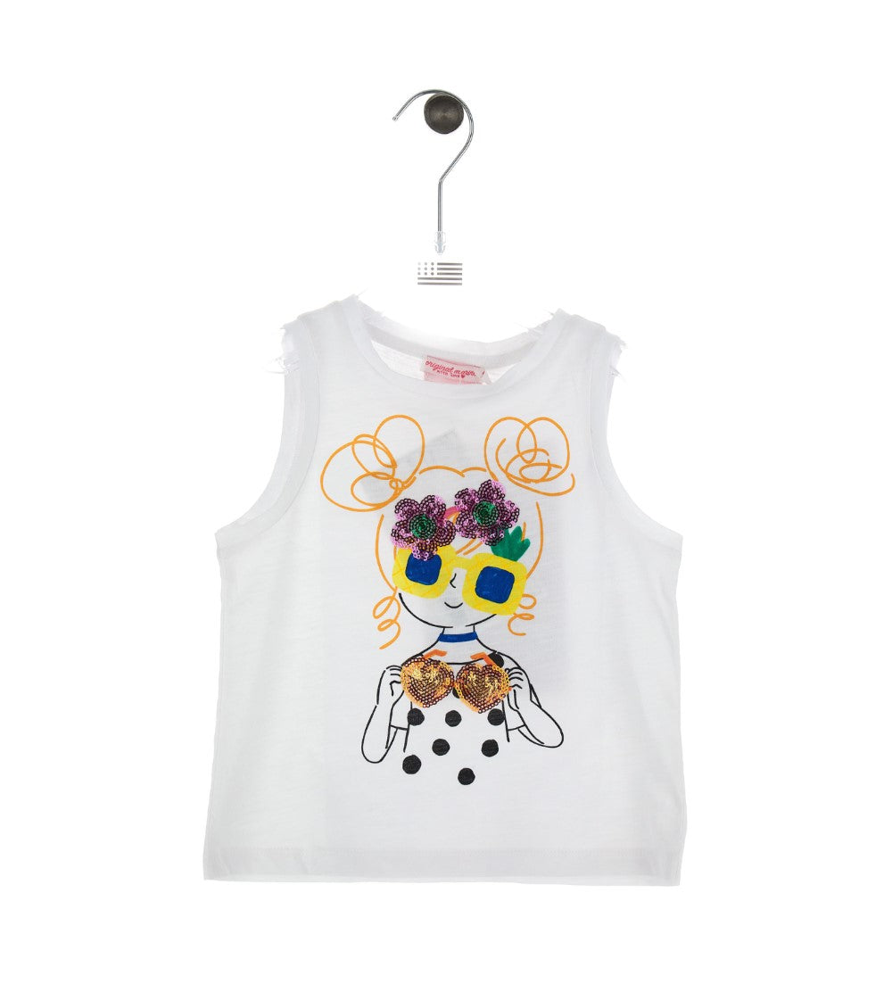 Suntastic Girl Sequin T-Shirt