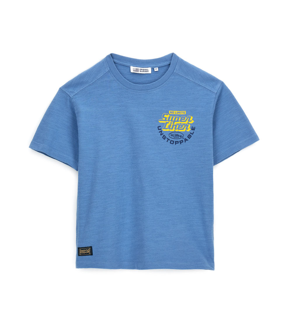 Denim Truker Teen Boy Jersey T-Shirt