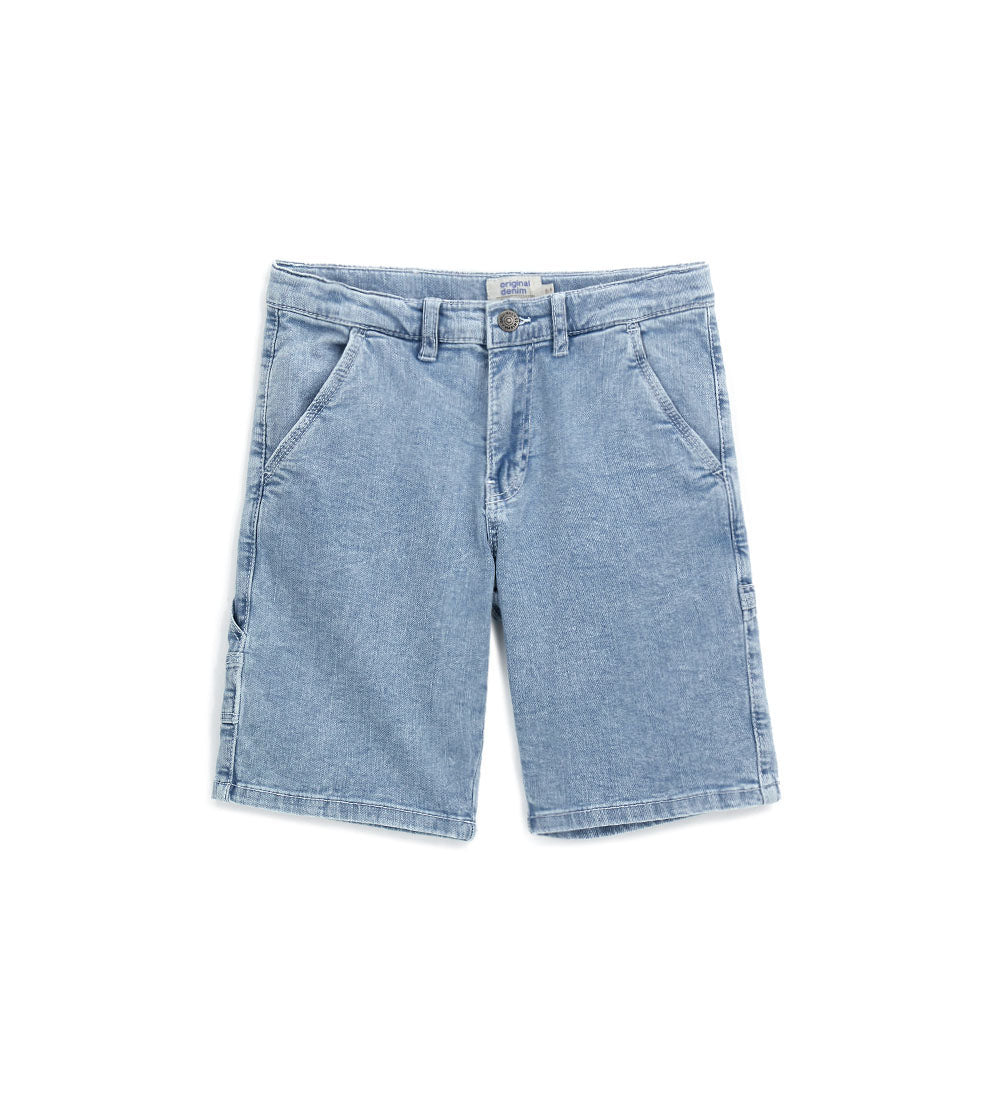 Capsule Denim Teen Boy Bermuda Jeans Worker