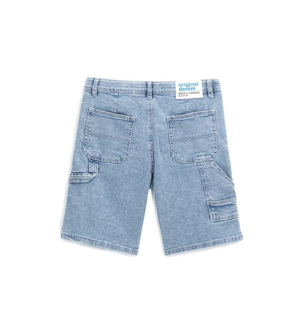 Capsule Denim Teen Boy Bermuda Jeans Worker