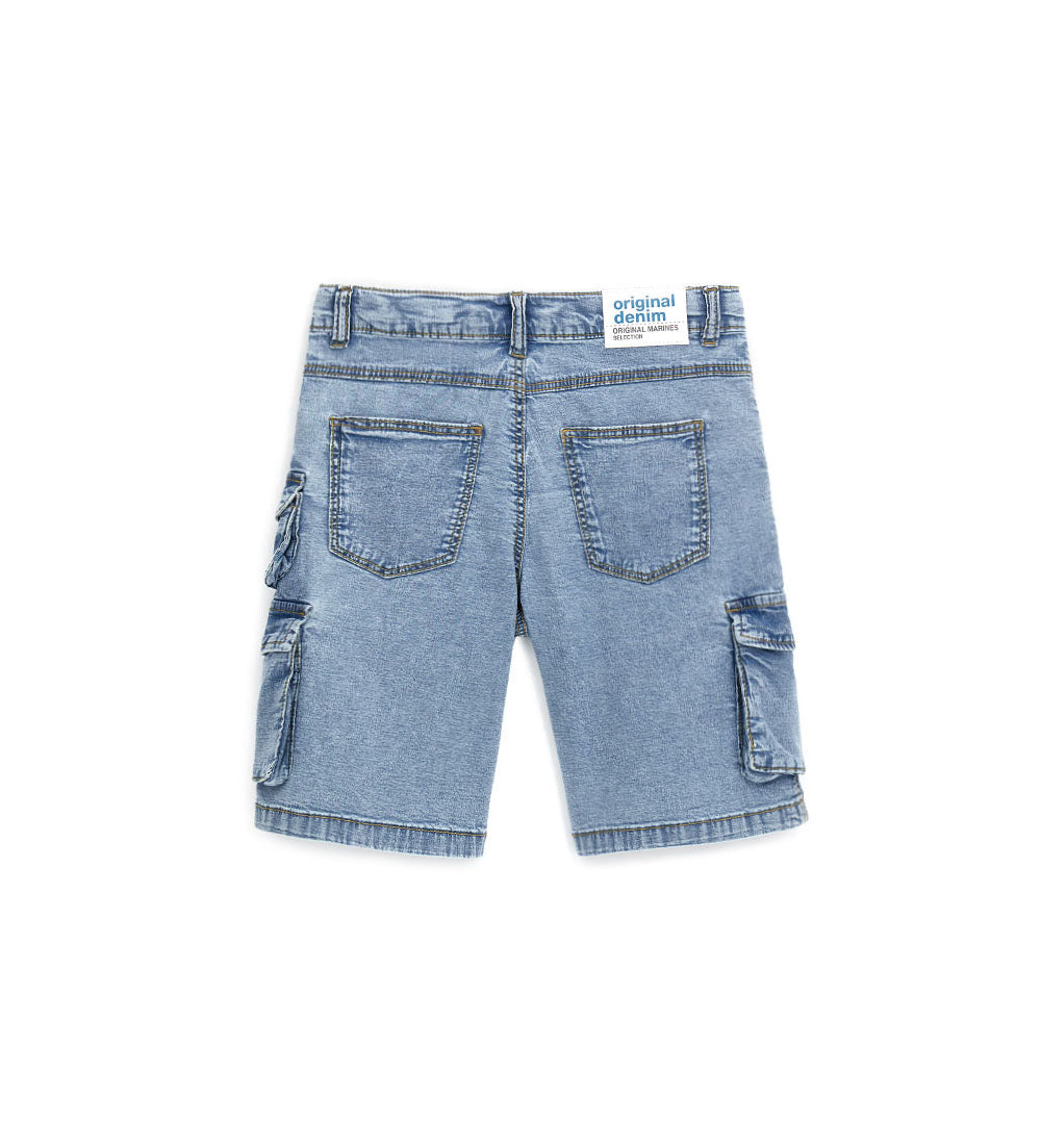 Capsule Denim Teen Boy Bermuda Jeans Cargo