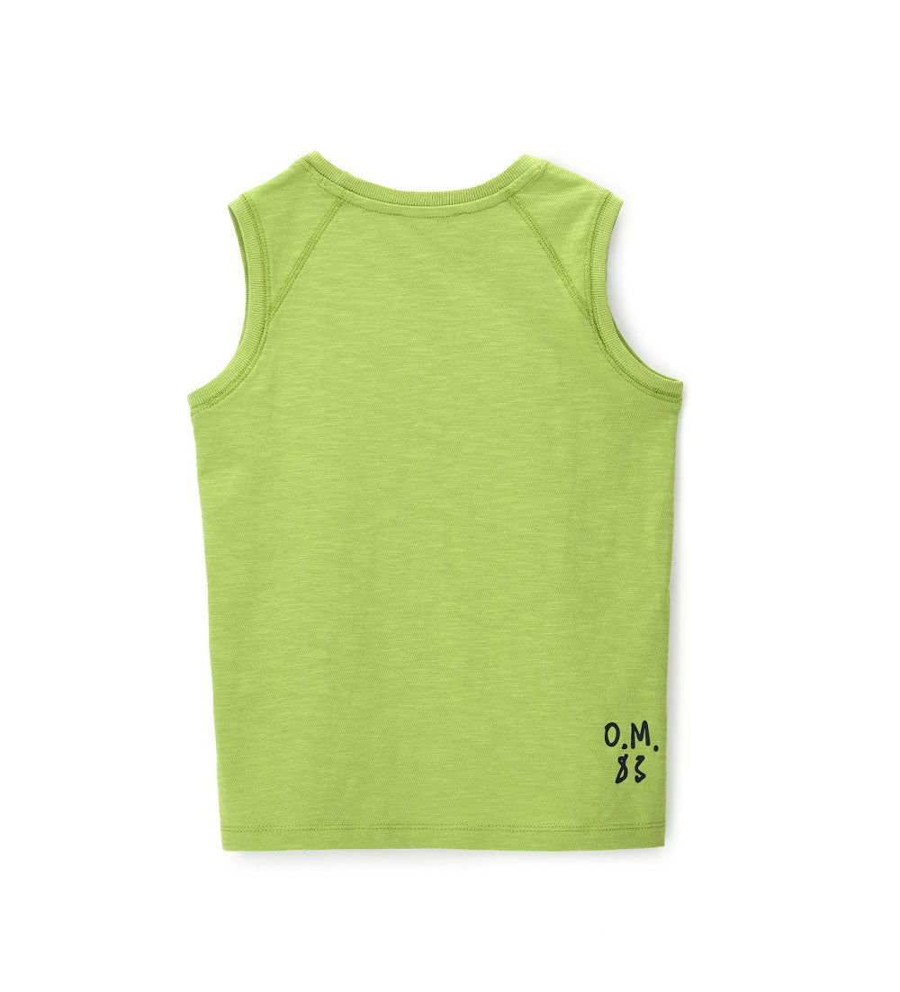 Amazonia Teen Boy Tank Top With Embroidery
