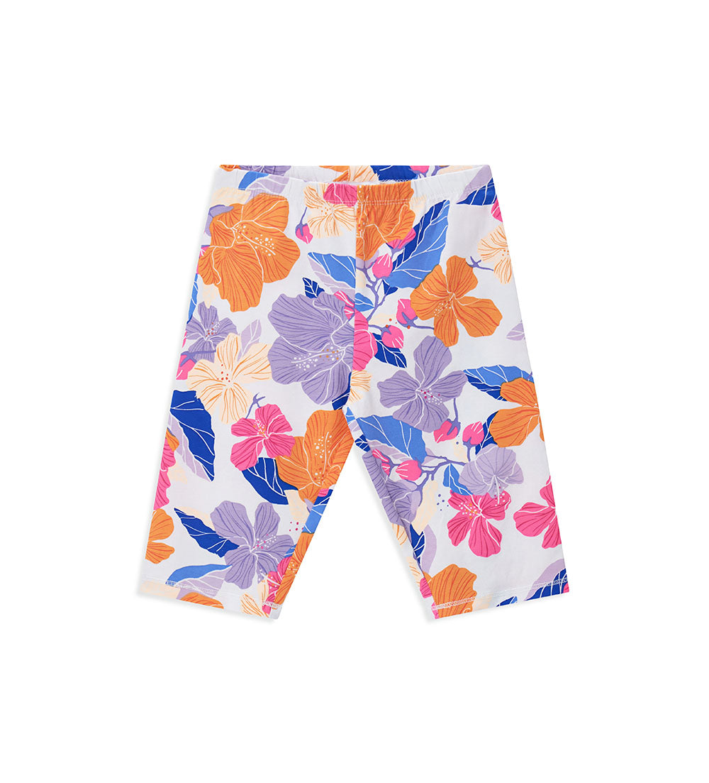 It'S Summer Time Teen Girl Floral Leggings