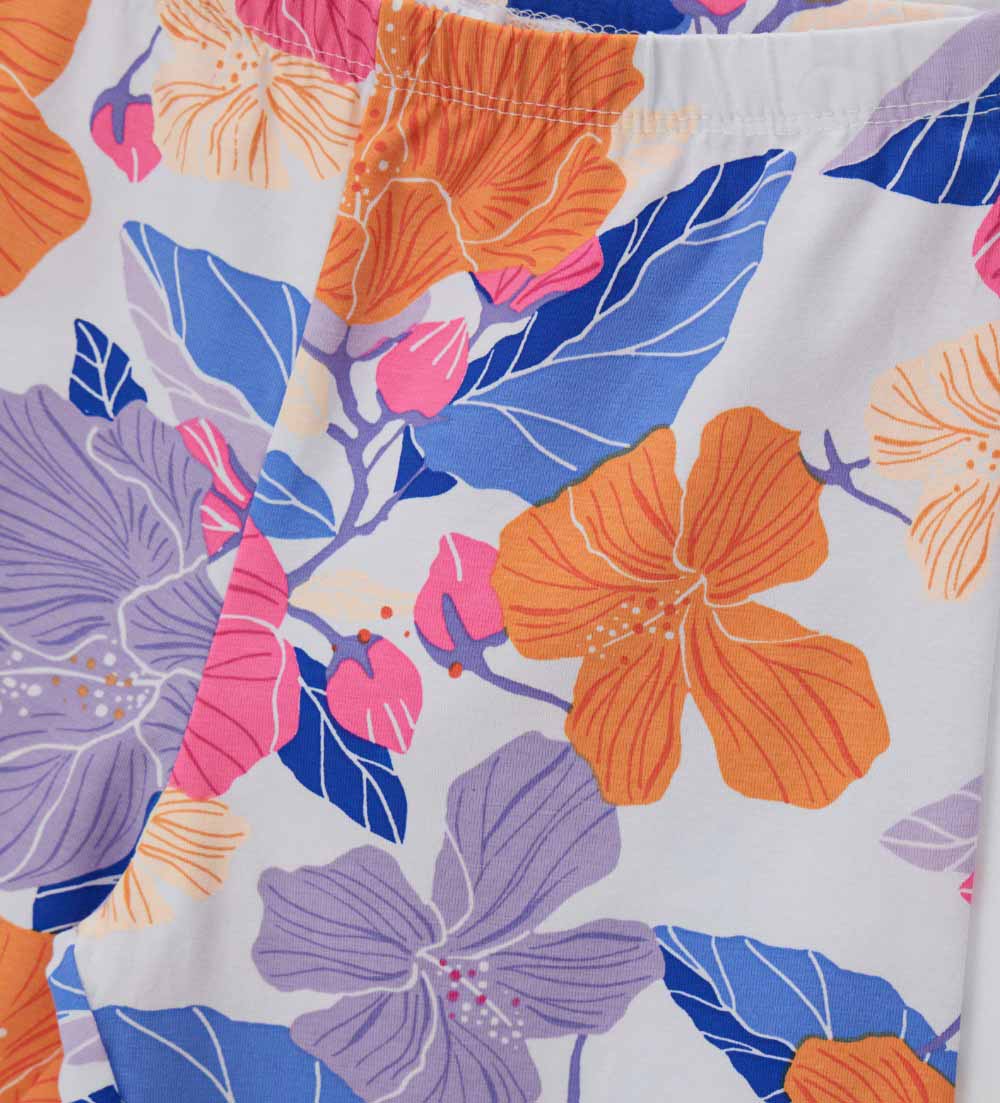 It'S Summer Time Teen Girl Floral Leggings