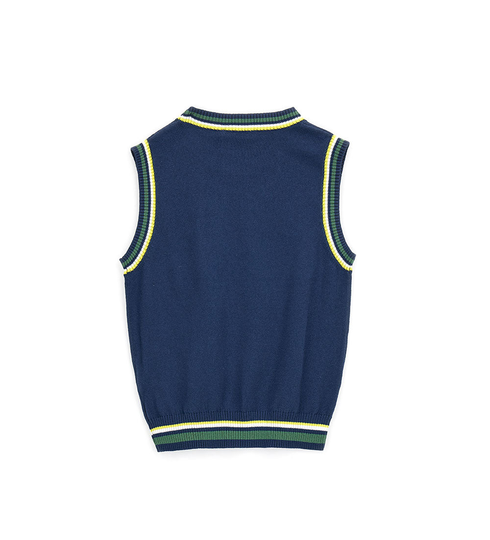 Golf League Boy Knitted Vest