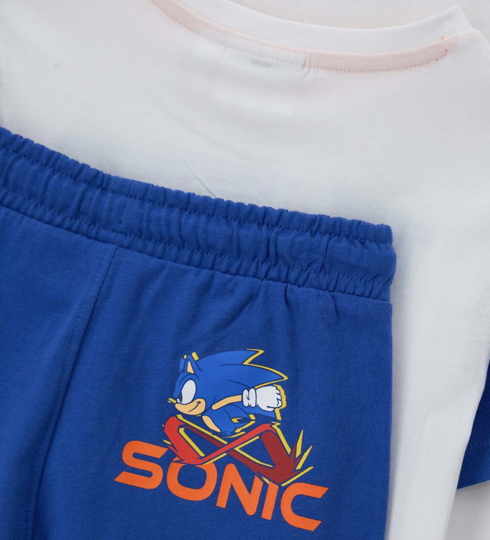 Beach College Boy Sonic T-Shirt And Bermdua Set