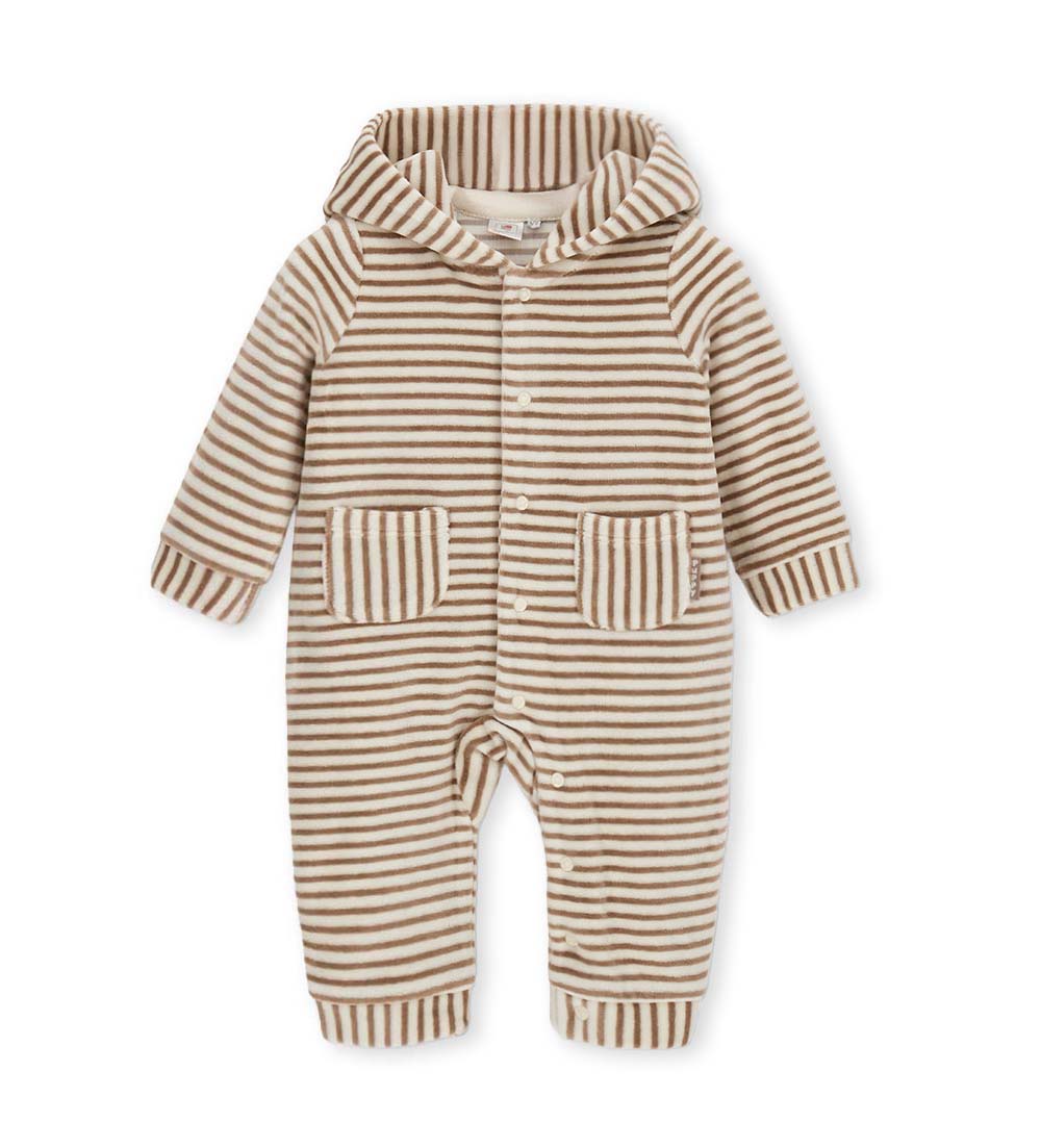 FLUFFY CREW OVERALL NEWBORN BOY