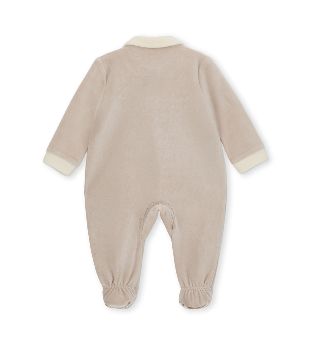 FLUFFY CREW OVERALL NEWBORN GIRL