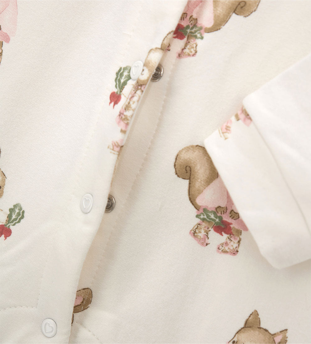 FALL DREAMS OVERALL NEWBORN GIRL