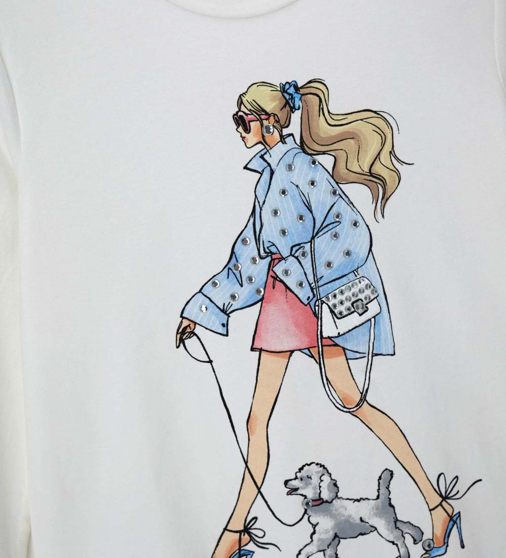 DENIM SHOCK T-Shirt  Girl